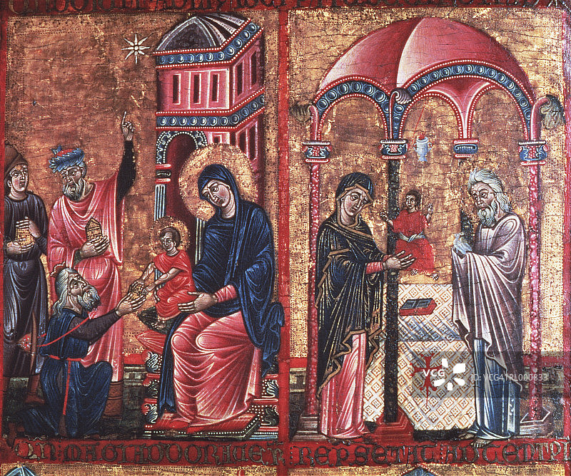 贤士来朝与割礼图片素材