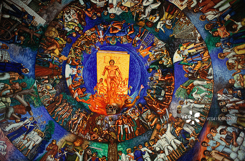 切图马尔政府大楼壁画图片素材