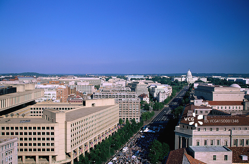 华盛顿哥伦比亚特区城市风光图片素材
