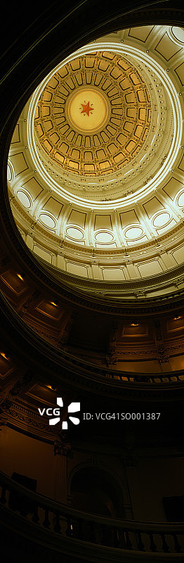 德克萨斯州议会大厦的穹顶图片素材