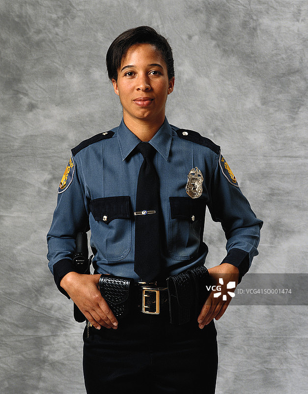 警官肖像图片素材