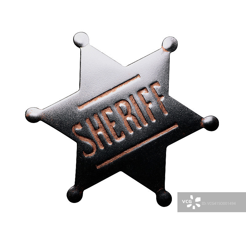 警长徽章图片素材