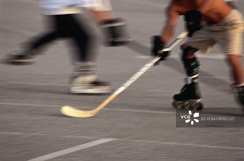轮滑曲棍球图片素材