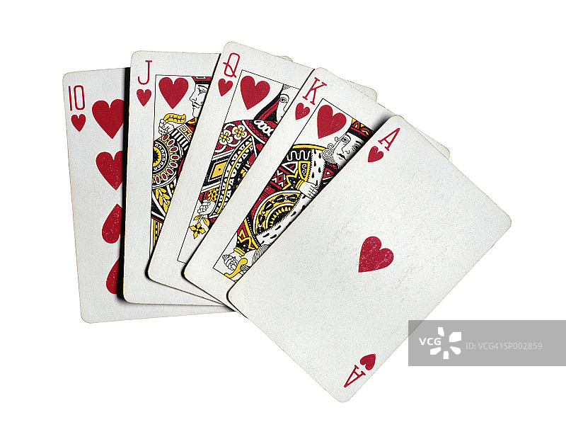 皇家同花顺图片素材