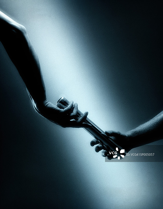 接力棒交接图片素材