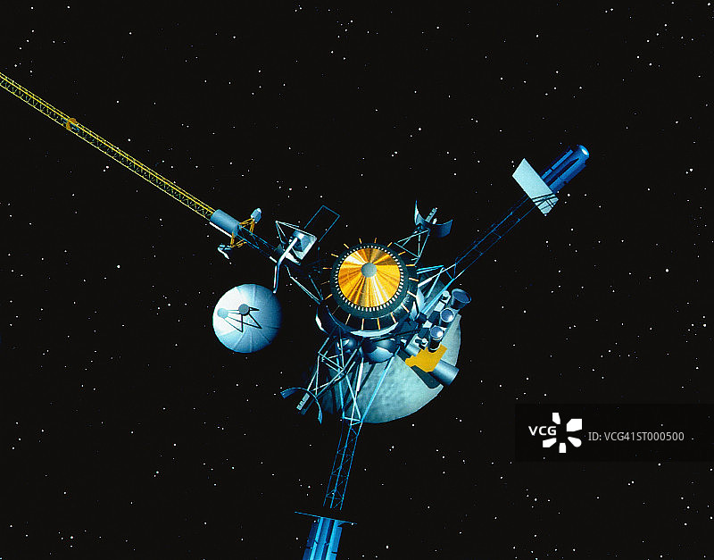 太空中的伽利略探测器图片素材