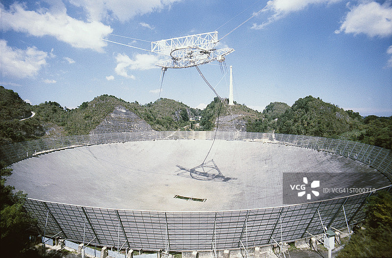波多黎各的阿雷西博天文台图片素材