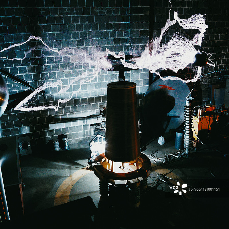 特斯拉线圈图片素材