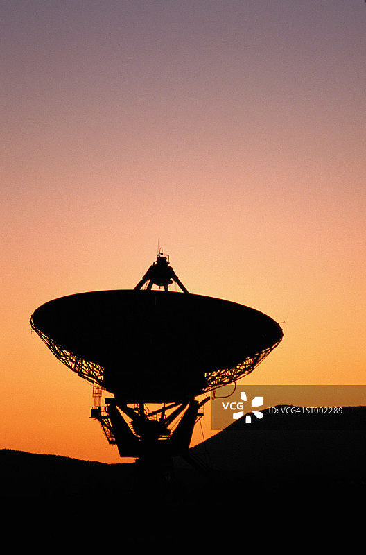 射电望远镜轮廓图片素材