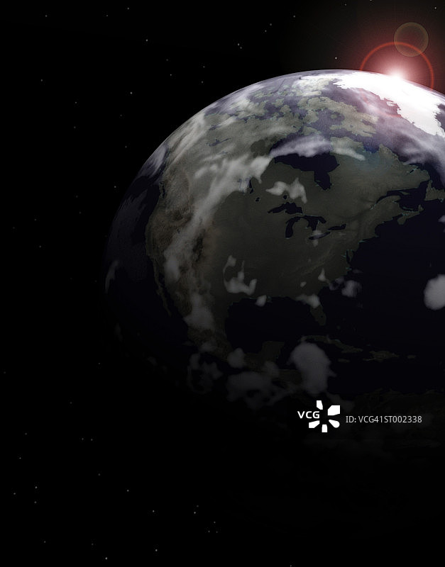 地球上的日出图片素材