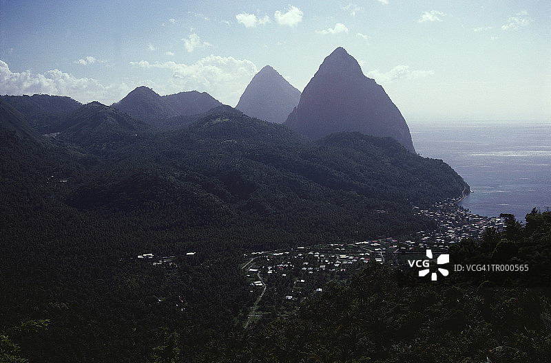 加勒比海圣卢西亚图片素材