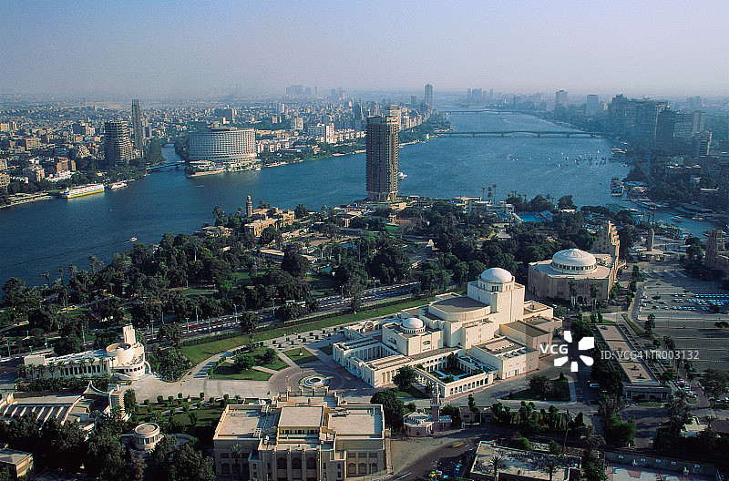 开罗鸟瞰图图片素材