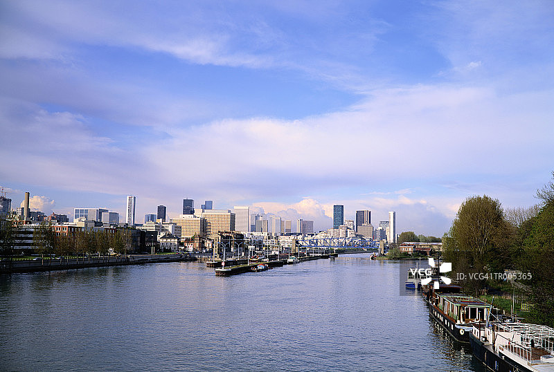 巴黎与拉德芳斯图片素材