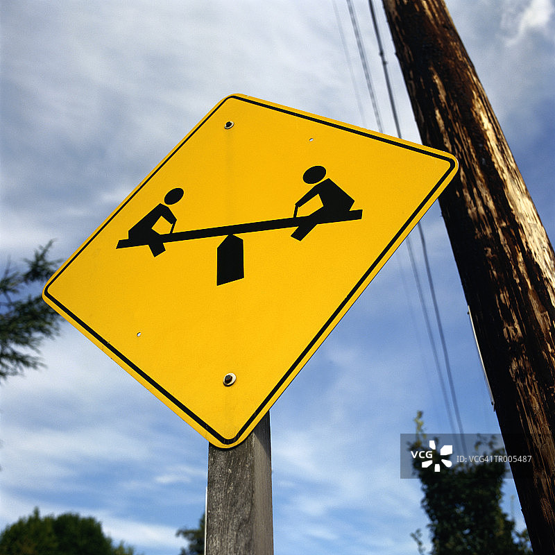 游乐场路标图片素材