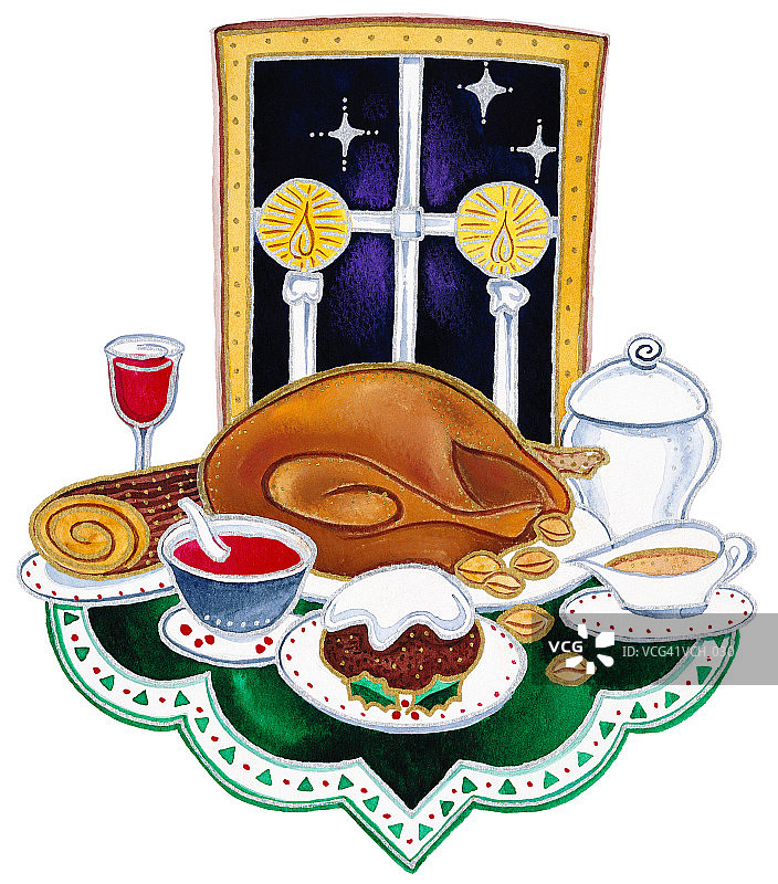 土耳其晚餐图片素材