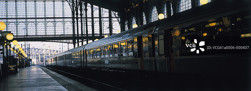 巴黎北站的机车图片素材