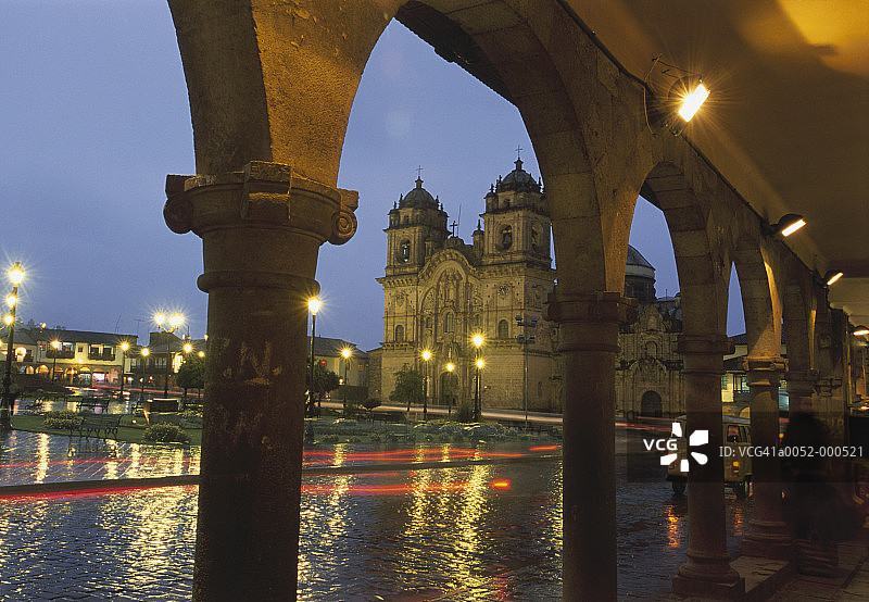 库斯科的巴洛克式教堂图片素材