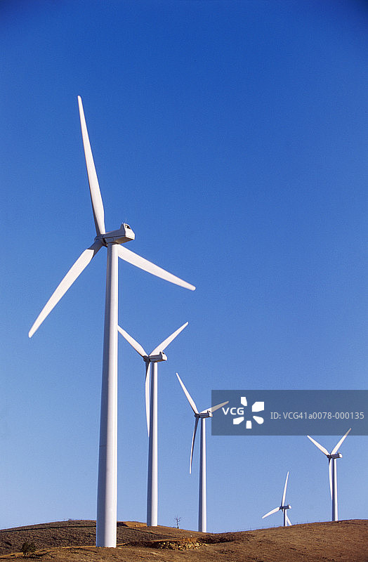 风力涡轮机图片素材