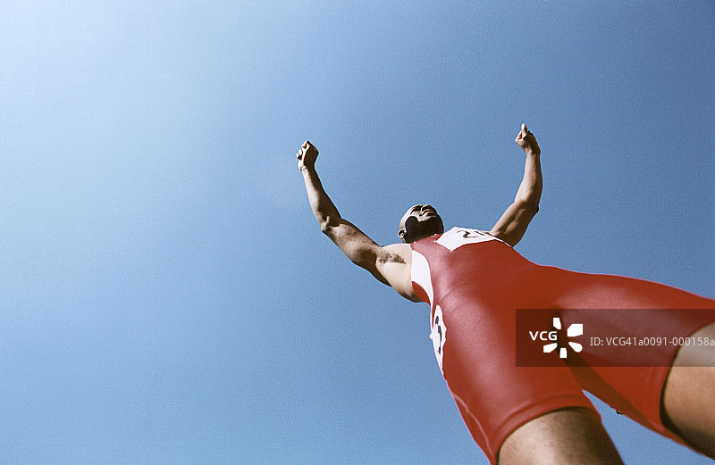 运动员庆祝图片素材