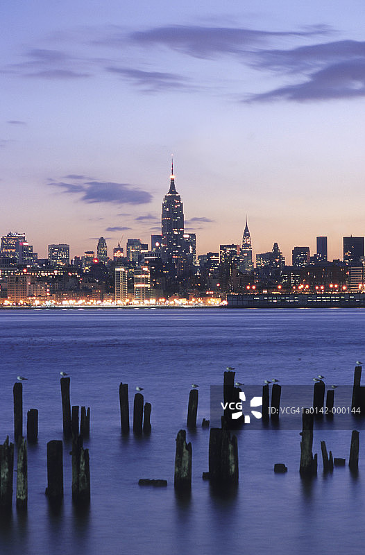 纽约市天际线图片素材