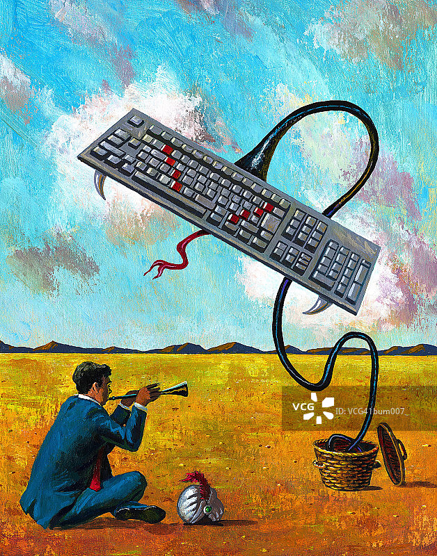 蛇形迷人科技图片素材