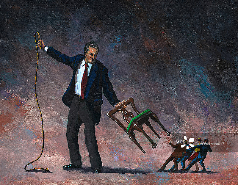 专横的老板图片素材