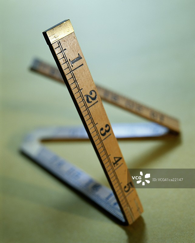折叠尺特写图片素材
