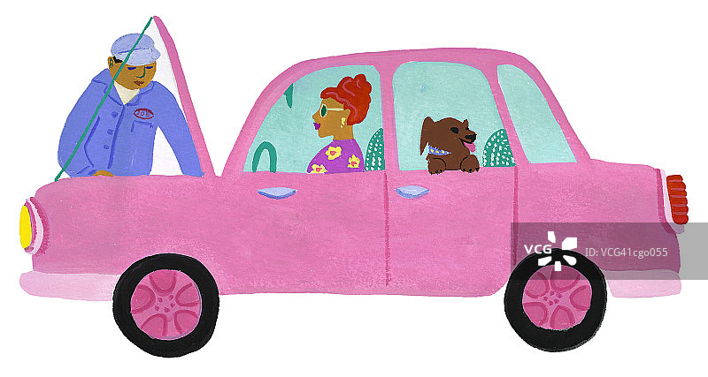 机械师检查汽车图片素材