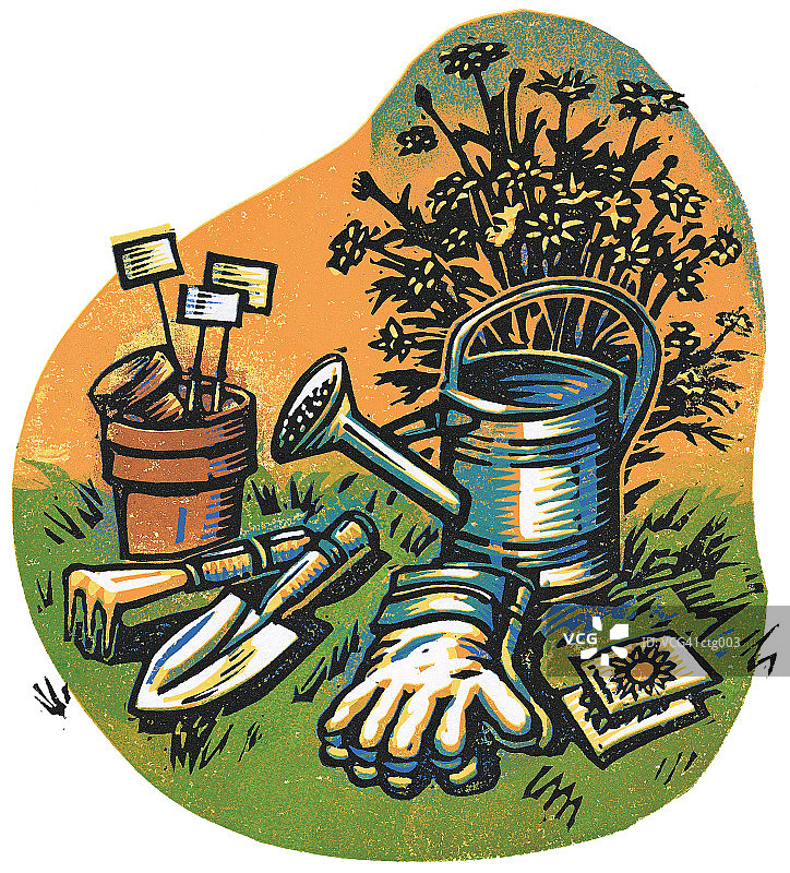 园艺工具图片素材