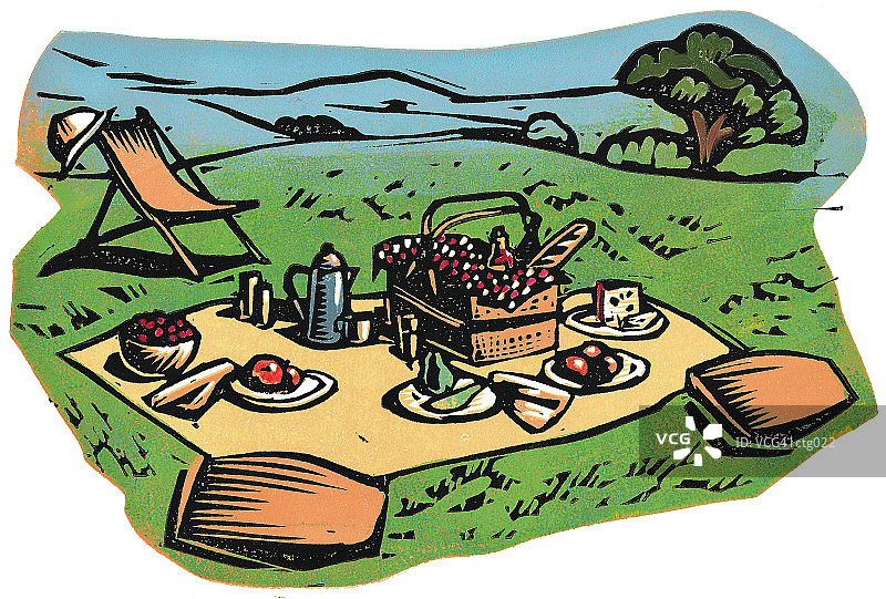 野餐图片素材