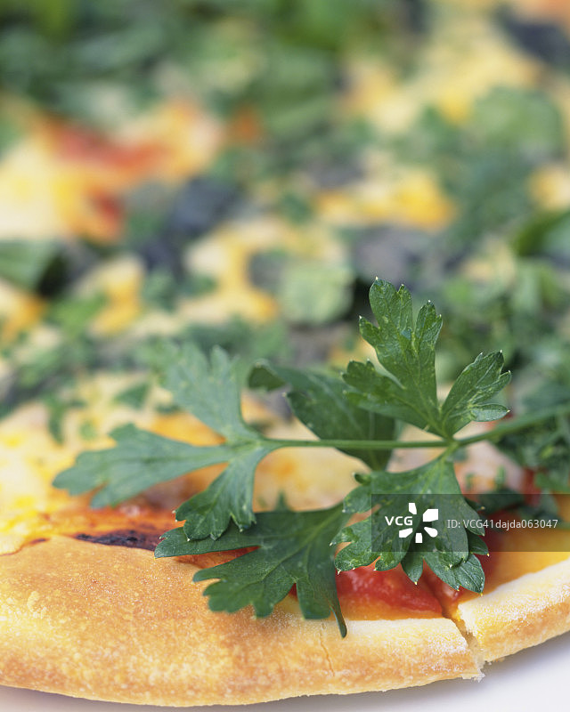 香草披萨图片素材