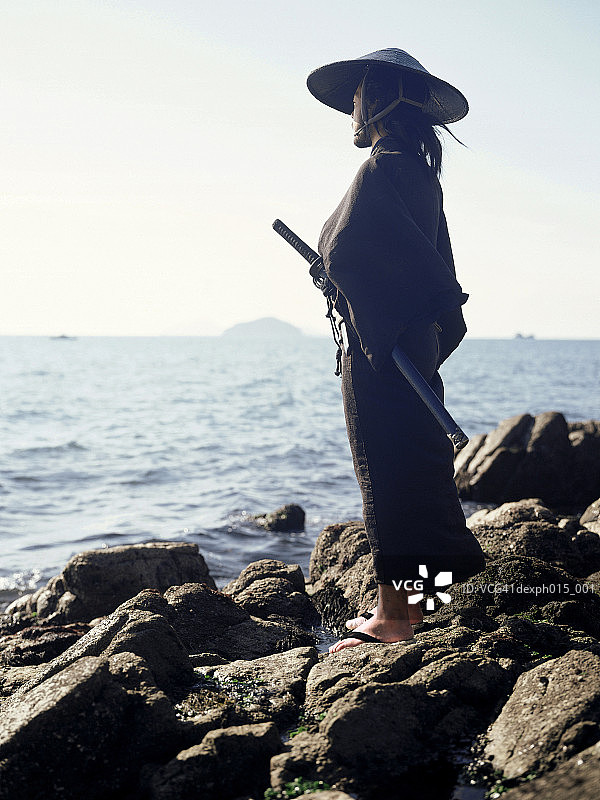 武士肖像图片素材