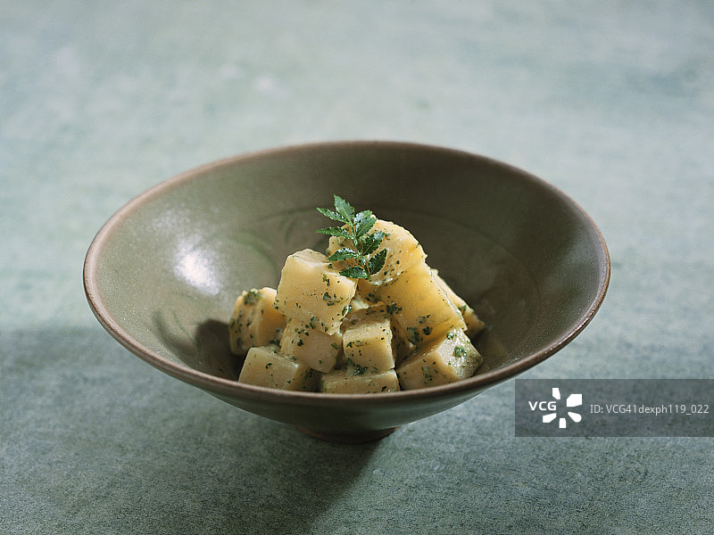 土豆沙拉碗图片素材