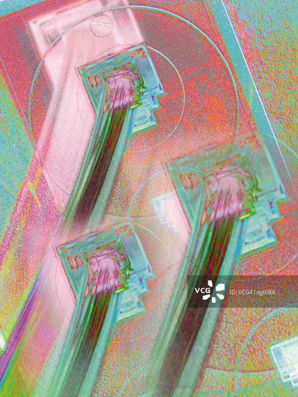 插座中的电线图片素材