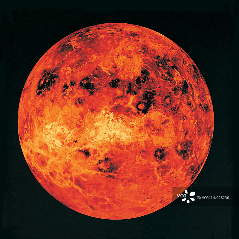 金星雷达地图图片素材