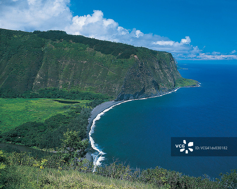威庇欧山谷，夏威夷群岛，美国图片素材