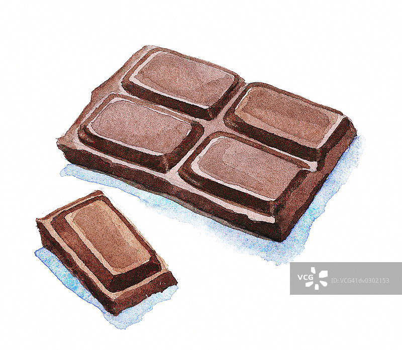 巧克力块图片素材