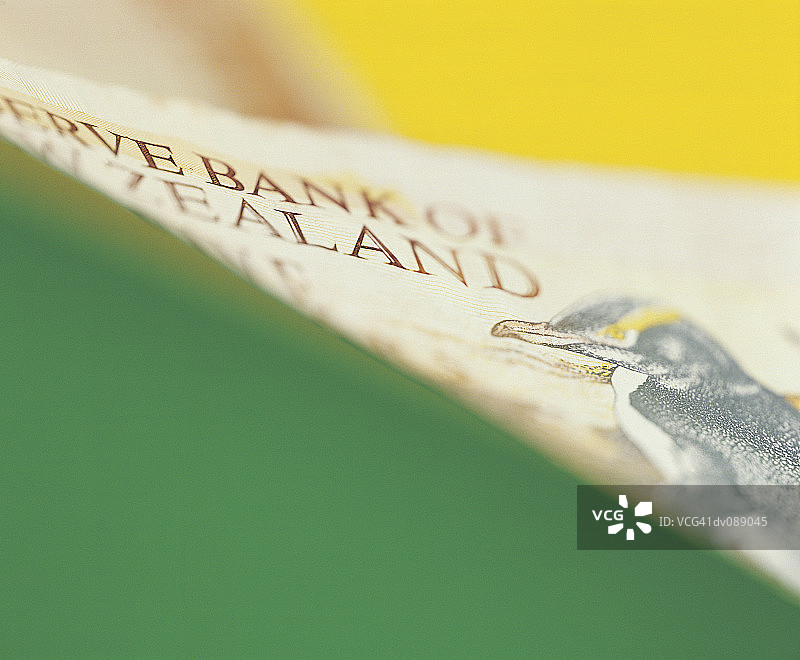 新西兰五元纸币图片素材