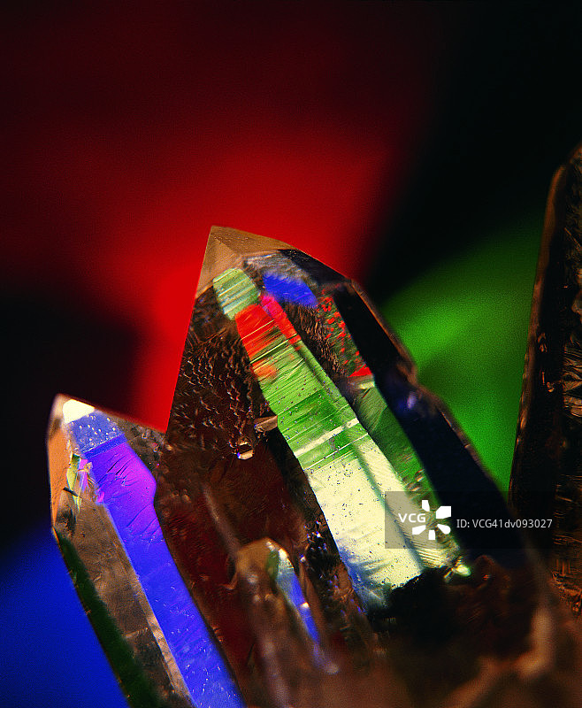 人工养殖石英晶体图片素材