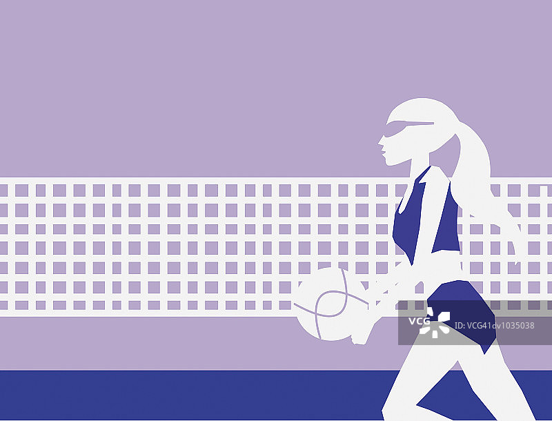 打排球的年轻女人图片素材