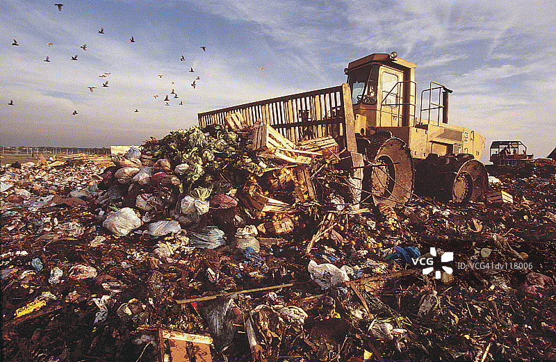 布宜诺斯艾利斯郊外的垃圾场图片素材