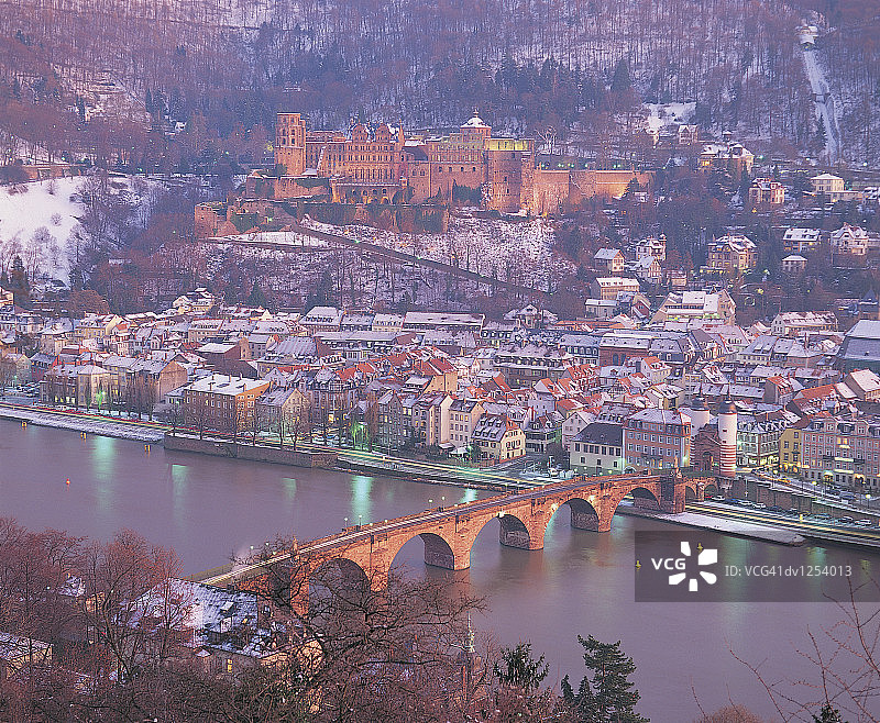 德国巴登-符腾堡州海德堡城堡图片素材