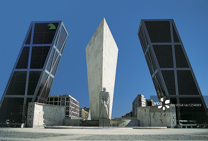 西班牙马德里卡斯蒂利亚广场图片素材