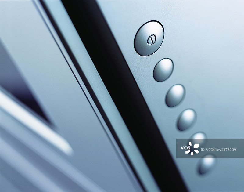 电视按钮特写图片素材