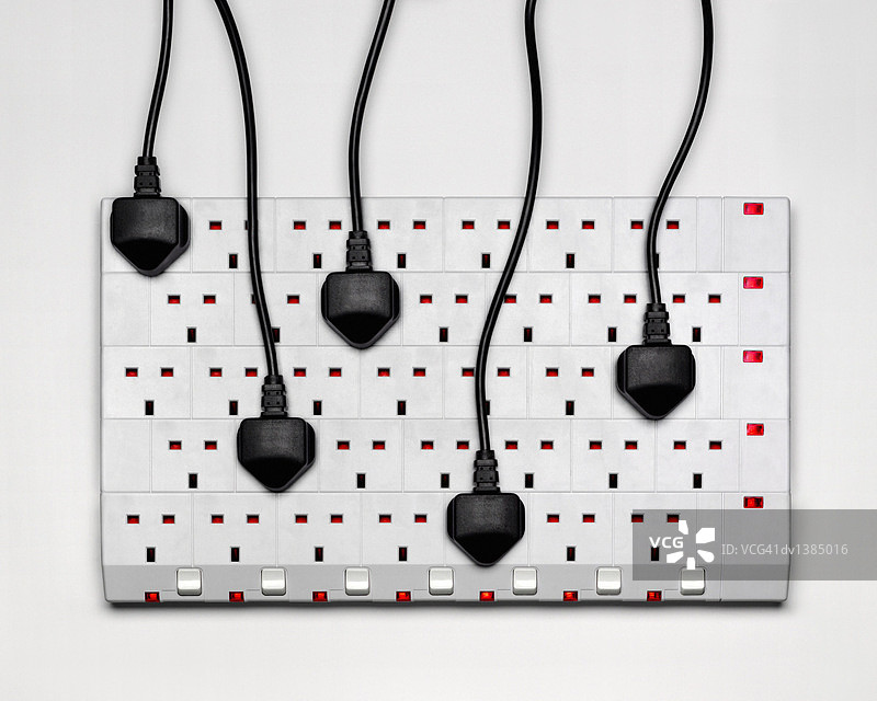 带插头的延长线图片素材