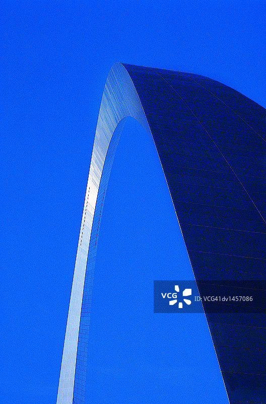 圣路易斯拱门特写，密苏里州图片素材