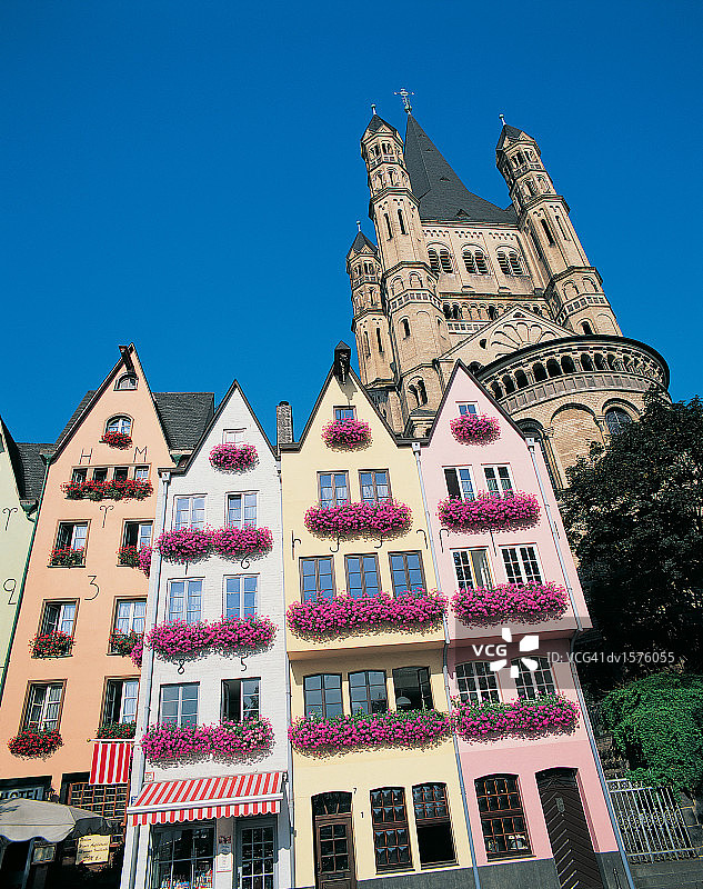 德国科隆圣马丁教堂图片素材