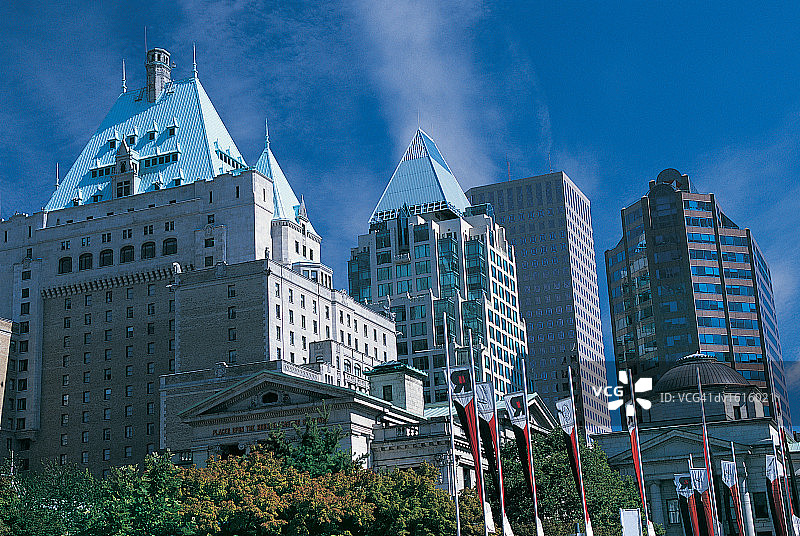 加拿大温哥华罗布森广场图片素材