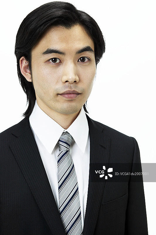 身穿西装的商人肖像图片素材