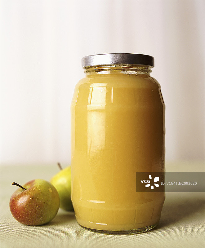 苹果酱罐头图片素材